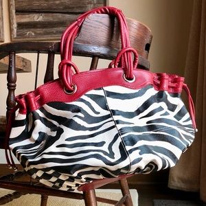 Zebra Hobo Bag